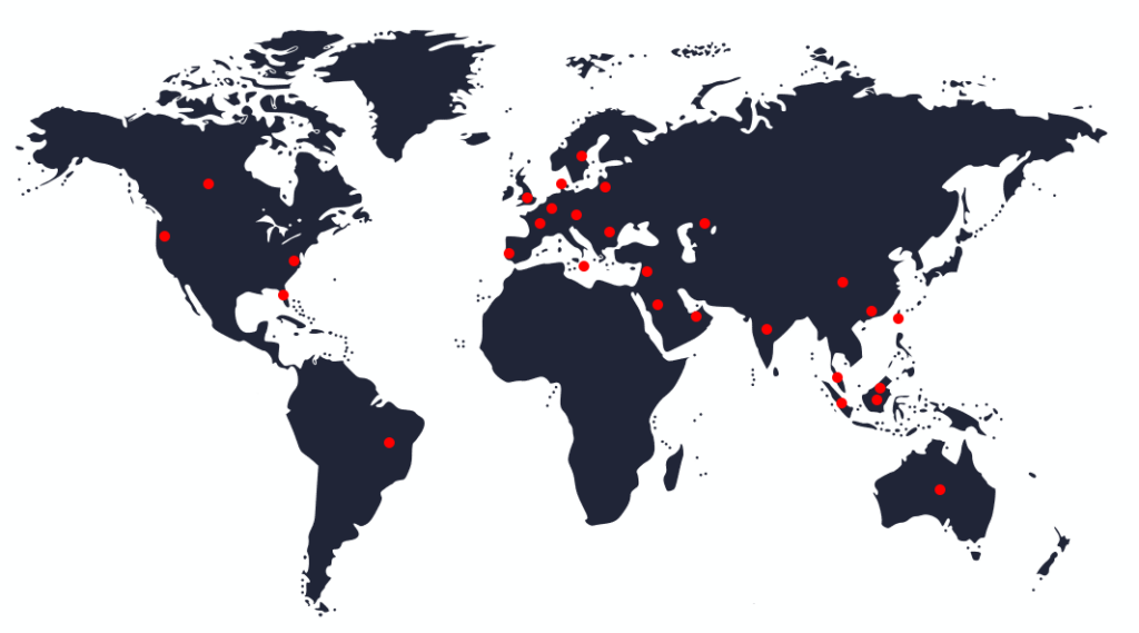 customers-world-map